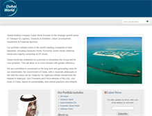 Tablet Screenshot of dubaiworld.ae